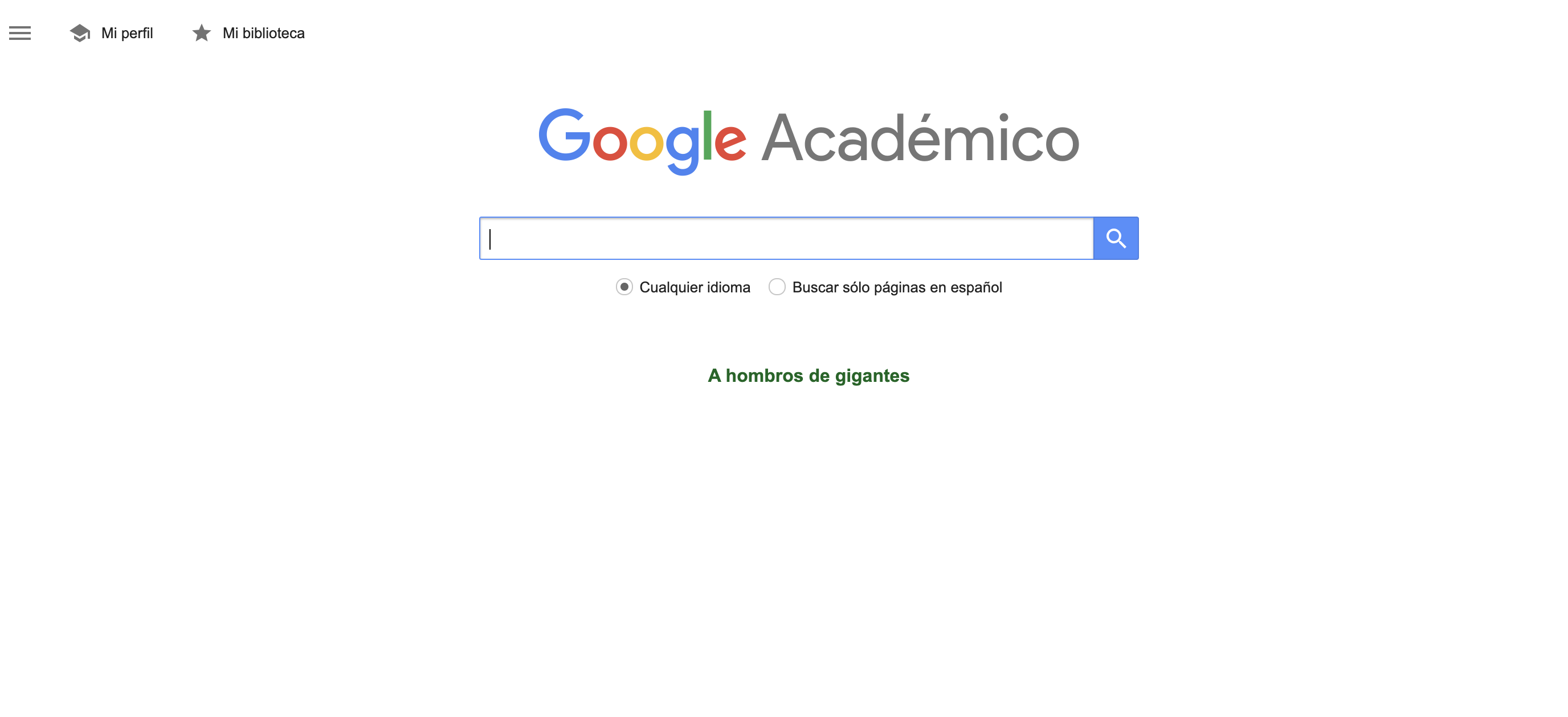 Cómo usar Google Académico