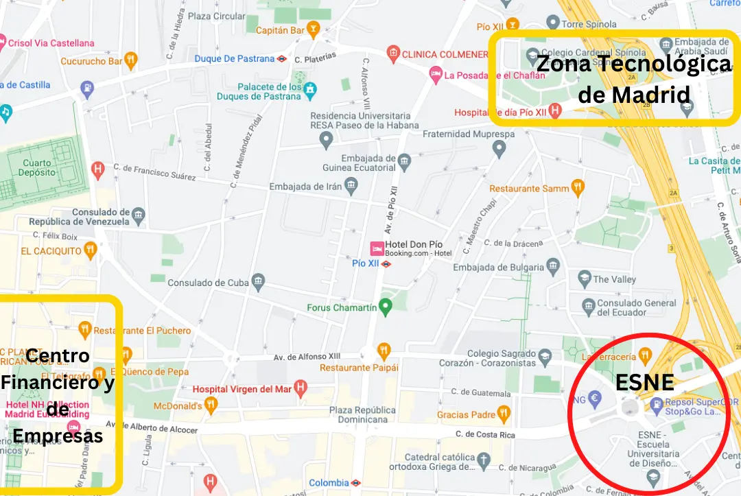ESNE Ubicación
