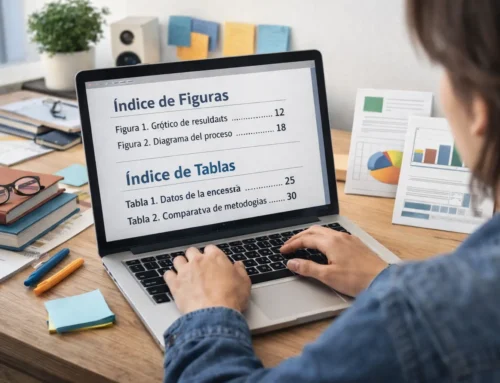 Guía completa para elaborar el índice de figuras y tablas en tu TFM