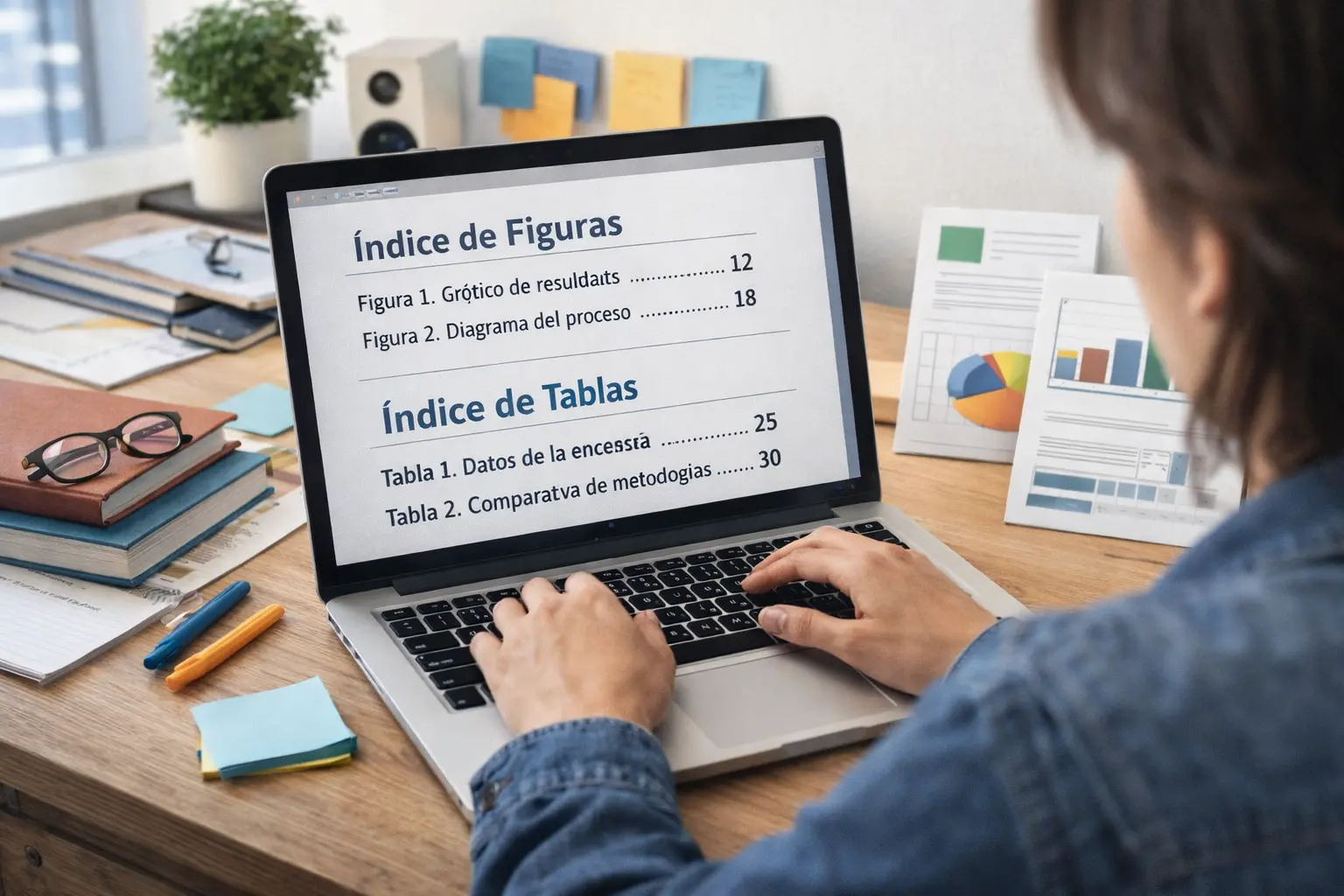 Guía completa para elaborar el índice de figuras y tablas en tu TFM
